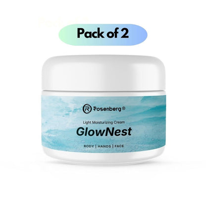 Light Moisturizing Cream Glow Nest 100 gm Pack of 2