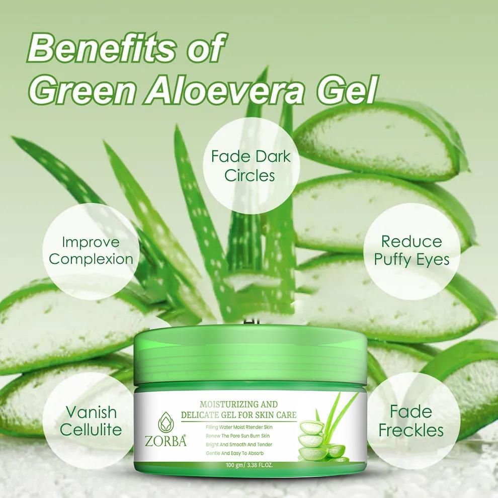 ZORBA Moisturizing and Delicate Gel for Skin Care 200 gm Pack of 2